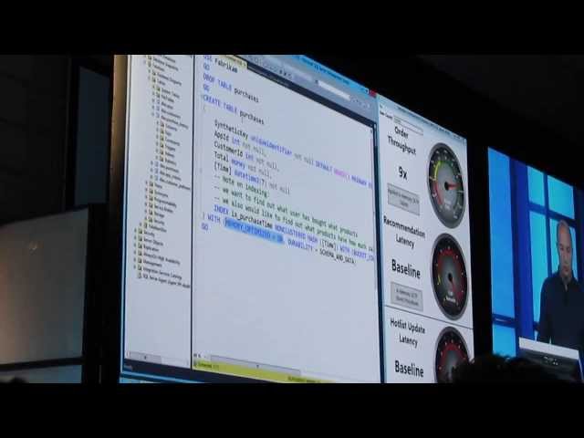 SQL PASS 2013 Wednesday Keynote