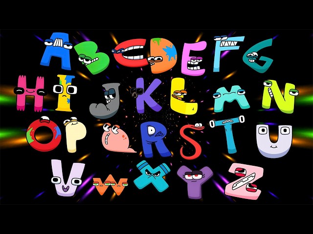 Super Fun ABC Song | Colorful Uppercase Alphabet Characters | Learn A–Z for Kids