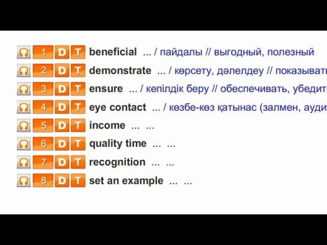 Aspect 10  Module 2  Vocabulary p28