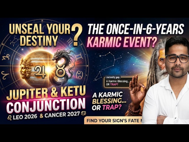 Jupiter-Ketu Transit 2026–2027: The Ultimate Karmic Awakening or Trap? (All 12 Signs)
