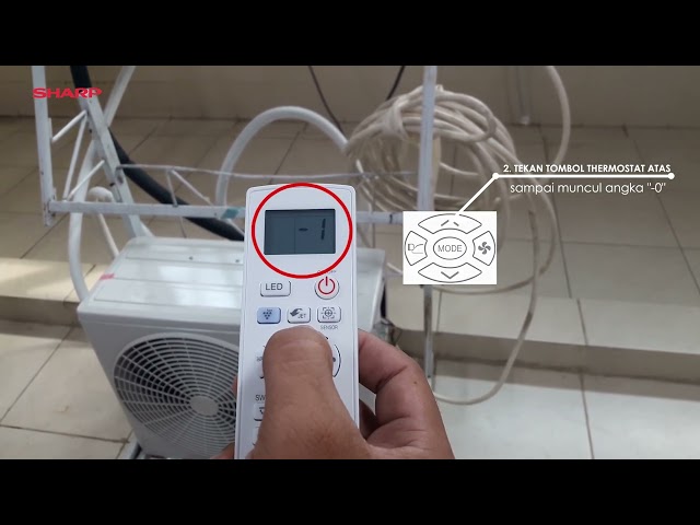 Cek Code Error Via Remote pada Ac Inverter Sharp