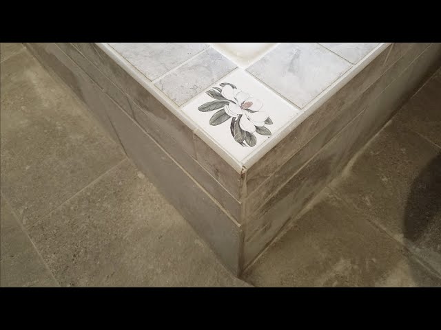 Tiling a Bathroom for my Mom, with Flowers (Part 1)