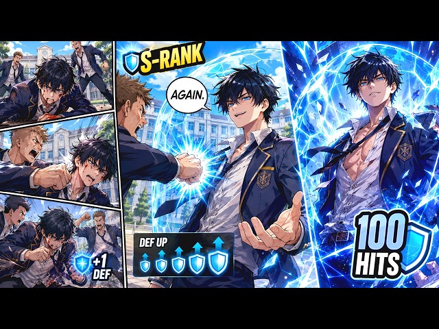 Bullied Every Day, His S-Rank Talent Makes Every Hit Increase Defense Forever, So He Begs for More!