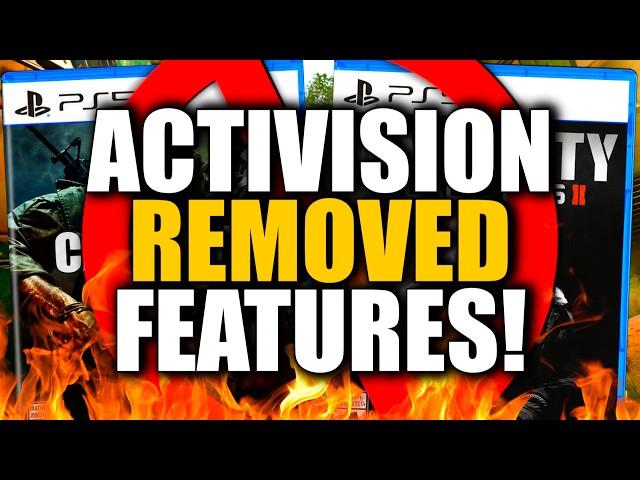 They RUINED Black Ops and Black Ops 2! Activision REMOVED Features From Both Games... RIP The Ports