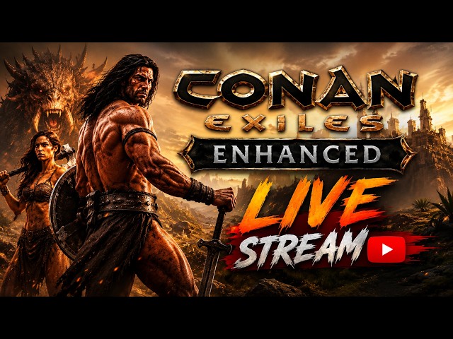 THE EXILED JOURNEY BEGINS! ⚔️🔥 Surviving the Brutal World of Conan Exiles Enhanced