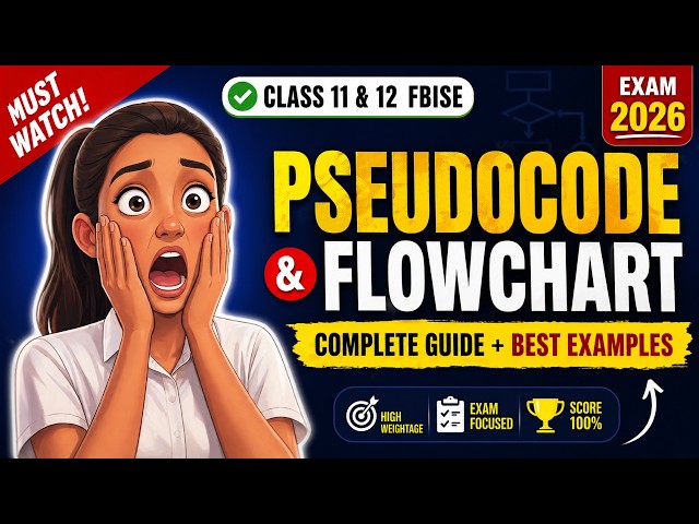Pseudocode Rules & Practical Examples | FBISE Board Exam 2026