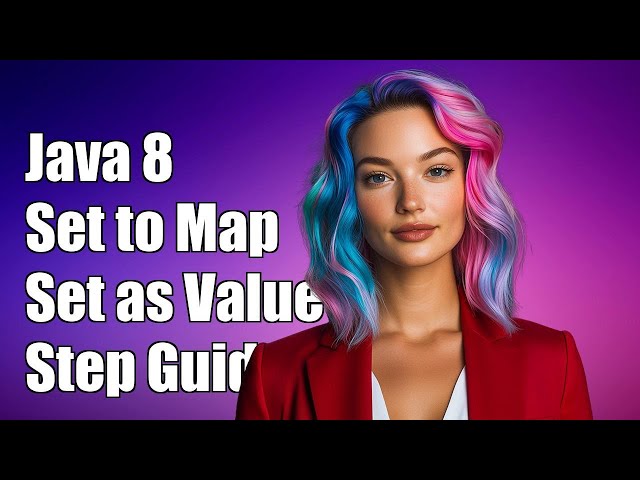 Java 8: Convert Set to Map with Set as Value - Step-by-Step Guide