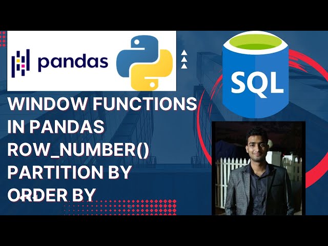 Pandas Commonly Asked Interview Question | Window Functions in Pandas | Python for Data Analysis