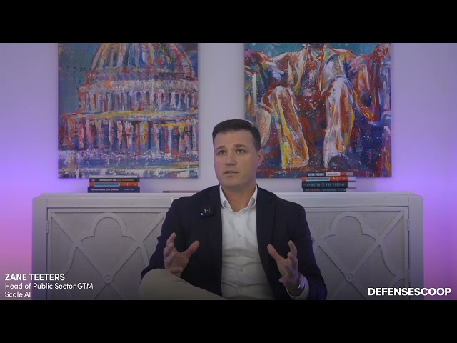 Scale AI’s Zane Teeters on earning commanders’ trust in AI