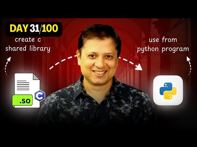 Call C Code from Python! 🔥 Create & Use Shared Library Step-by-Step | Python with C Integration
