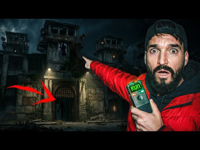 SURVIVING OVERNIGHT in HAUNTED PRISON *TERRIFYING VIDEO*