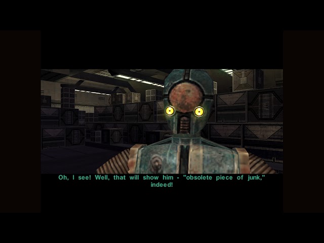 Star Wars: Knights of the Old Republic II (Xbox Series X) - 29 - Nar Shaddaa Inside Voggas Warehouse