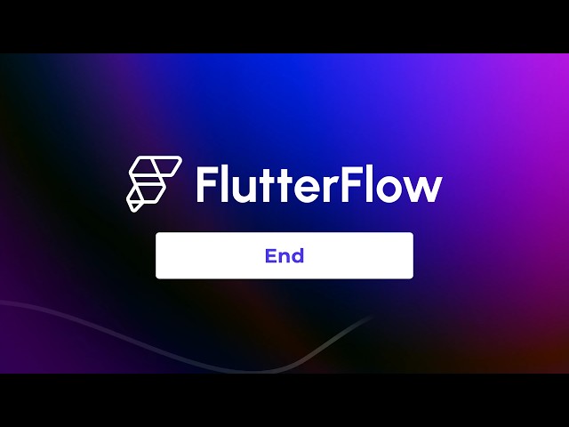 FlutterFlow for Beginners - END