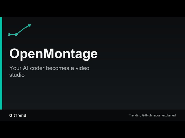 OpenMontage: Turn Your AI Coding Assistant Into a Full Video Studio