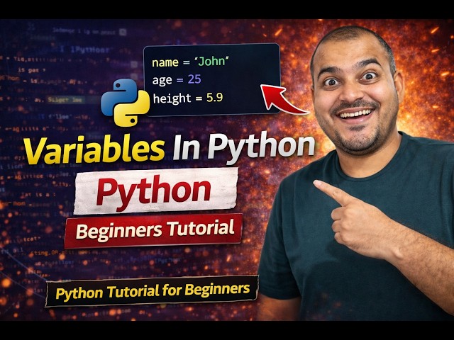 08  Learn Python Variables in 10 Minutes!