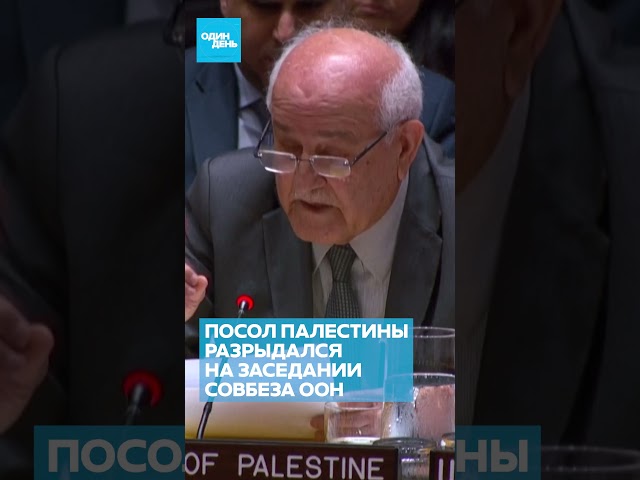 🔴 URGENT Palestinian Ambassador Cries at UN Talking About Gaza Children #news #gaza #israel #un