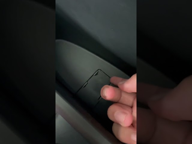 Model Y Rear Door Emergency Release