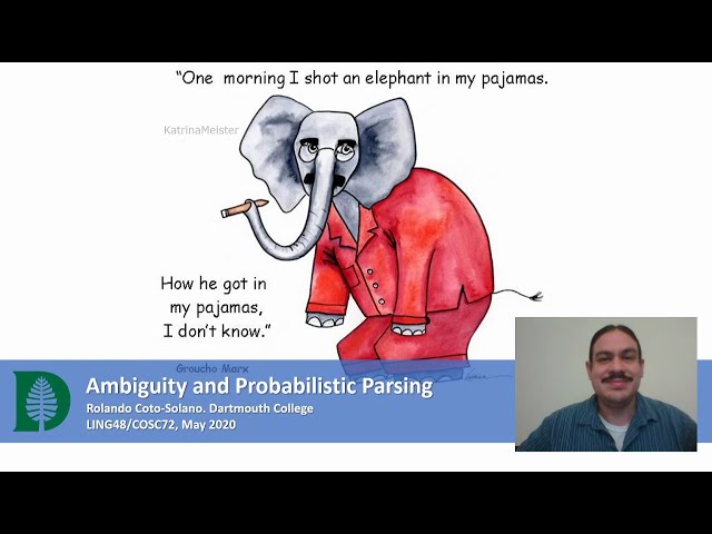 Ambiguity and Probabilistic Parsing (Accelerated Computational Linguistics 2020.W07.09)