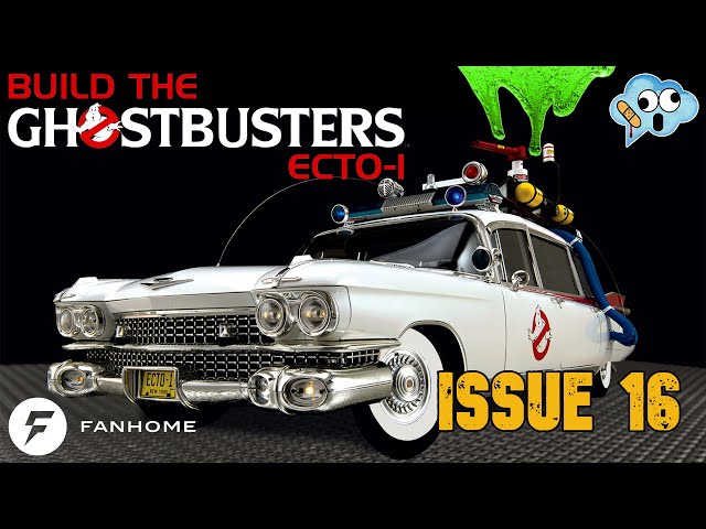 Fanhome Ghostbusters Ecto-1 model partwork kit build issue 16 stages 55 - 58