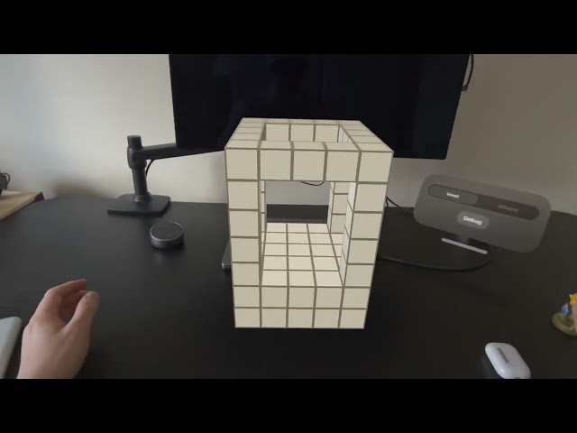 Voxel and Volume modes for Default Cube [VisionOS app]