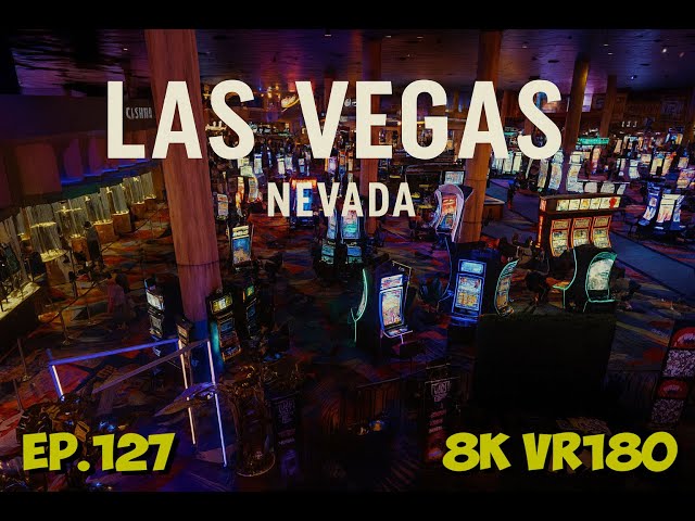 Ep.127 Las Vegas Nevada – Walking Through the New York New York Casino Floor 8K VR180 3D Travel