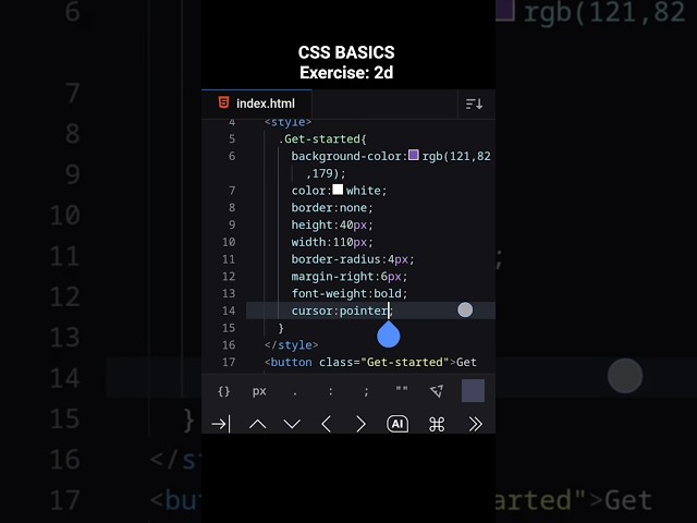 CSS BASICS Exercise 2d #coding #css3 #css #passion #webdevelopment