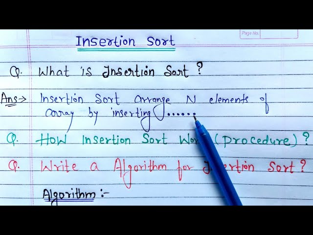 Insertion sort in Data Structure | Insertion sort algorithm | #DataStructure