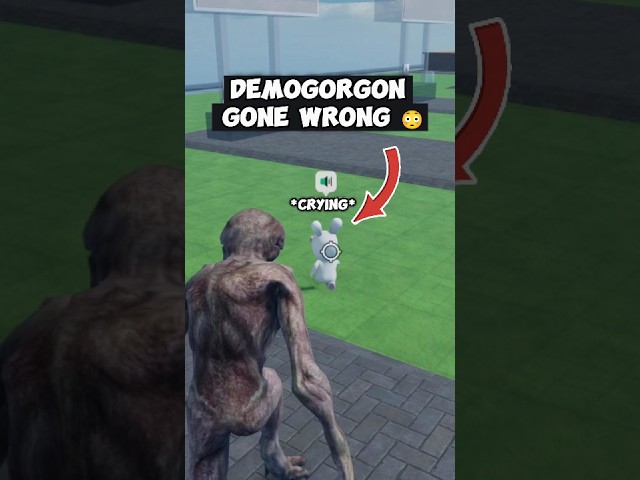 SHE STARTED CRYING AFTER I BECAME A DEMOGORGON 😭