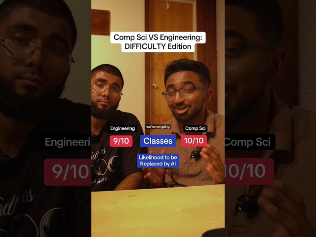 COMPUTER SCIENCE VS ENGINEERING 😤🤓👨‍💻