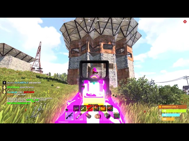Demolishing people on rust with fluent | Rust cheating
