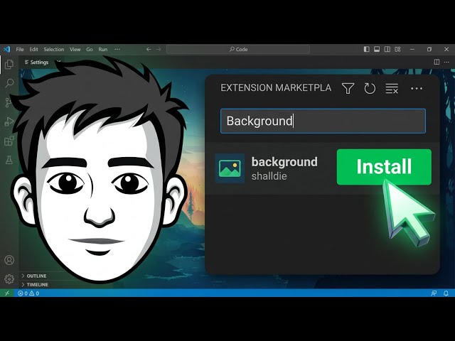 How to Use a Custom Background Image in VS Code