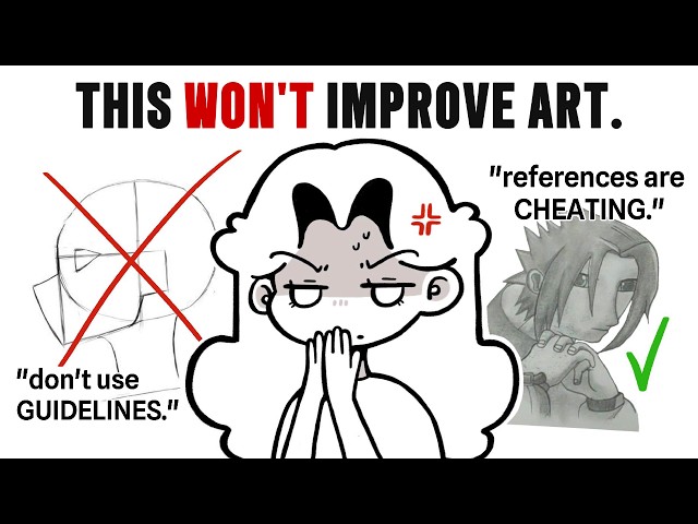 Exposing The WORST Art Advice (avoid these)