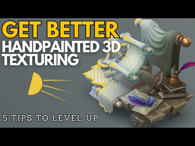 Get Better at Handpainted 3D Texturing - 5 Tips