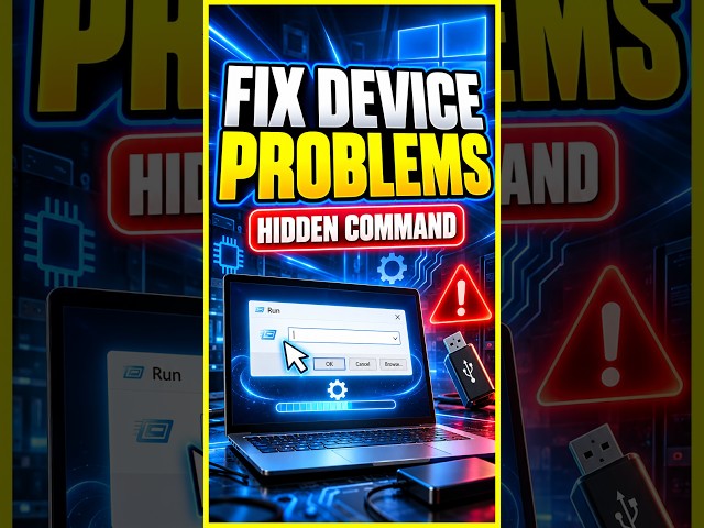 Fix Windows Hardware & Device Problems with This Hidden Command! #WindowsTips #windows11
