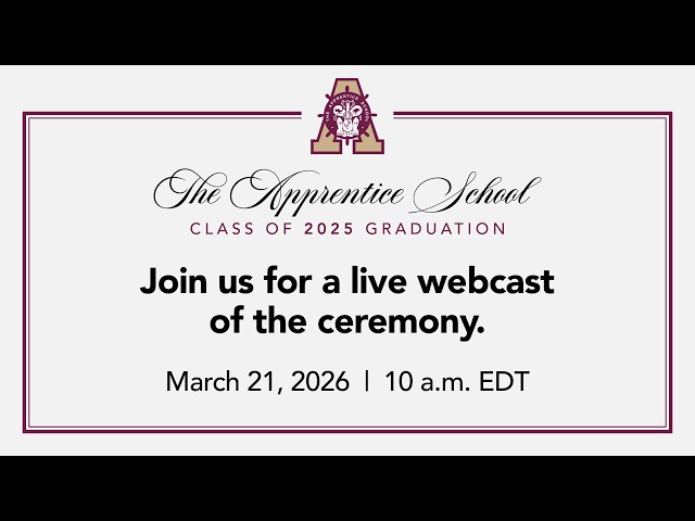 Newport News Shipbuilding Apprentice School Class of 2025 Graduation