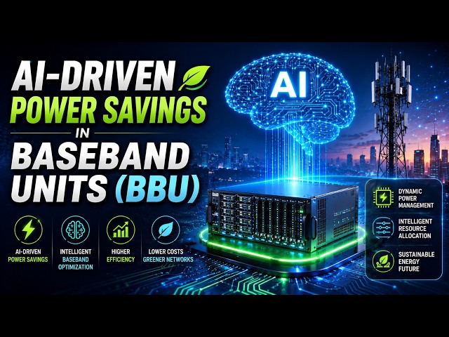 AI-Driven Power Savings in Baseband Units (BBU)