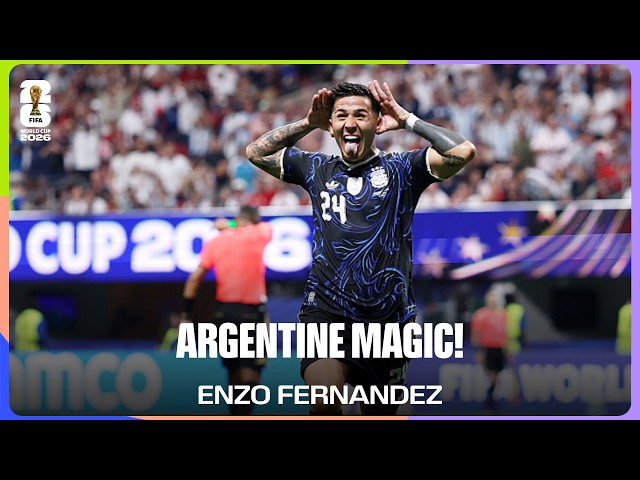 Enzo Fernandez Goal | England 1-2 Argentina | FIFA World Cup 2026™