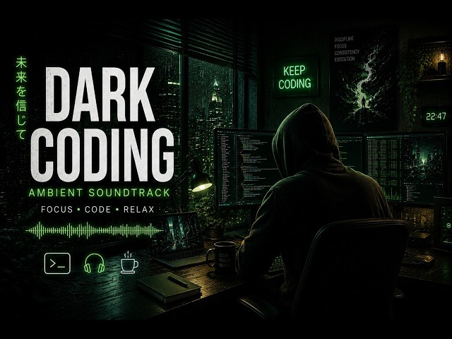 Music for hard coding | Dark Coding Ambience