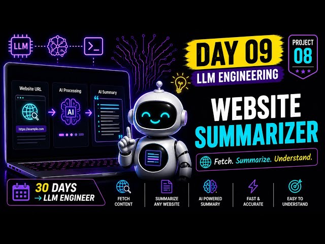 How to Create AI Website Summarizer | I Made an AI That Reads and Summarizes Any Website Instantly