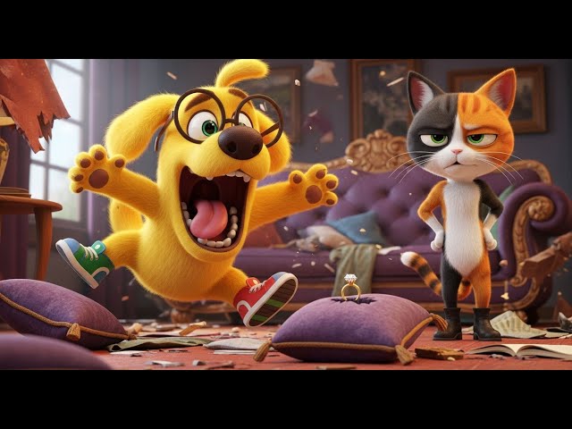 NEW! [CAT DETECTIVE] Special Mission 3: Overzealous Dog DESTROYS Living Room Looking for Ring! 😂