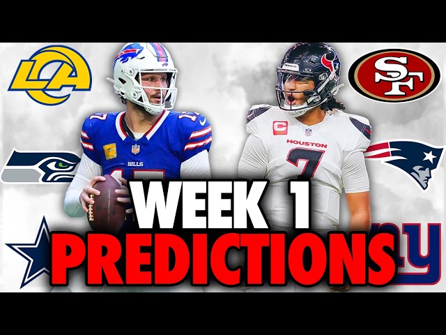 NFL Week 1 Predictions for EVERY GAME!! | NFL Analysis
