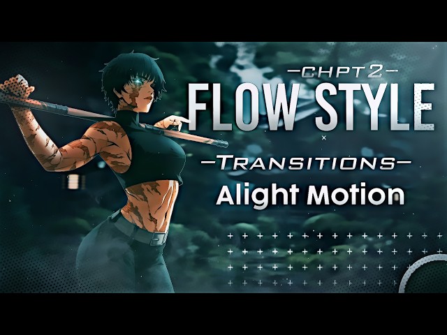 Flow Transitions made EASY on Alight Motion - AMV Tutorial!