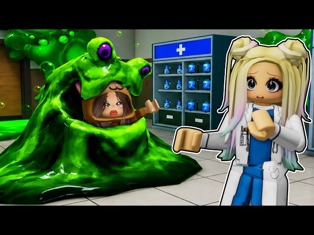 We Survived the NEW SLIMEBERT ANOMALY in Roblox Animal Hospital with Mandarina