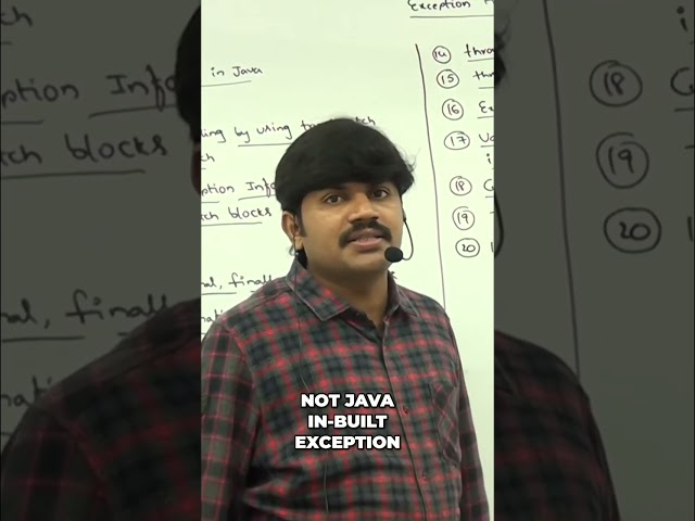 Create Custom Exceptions in Java: Your Own Error Handling #shorts