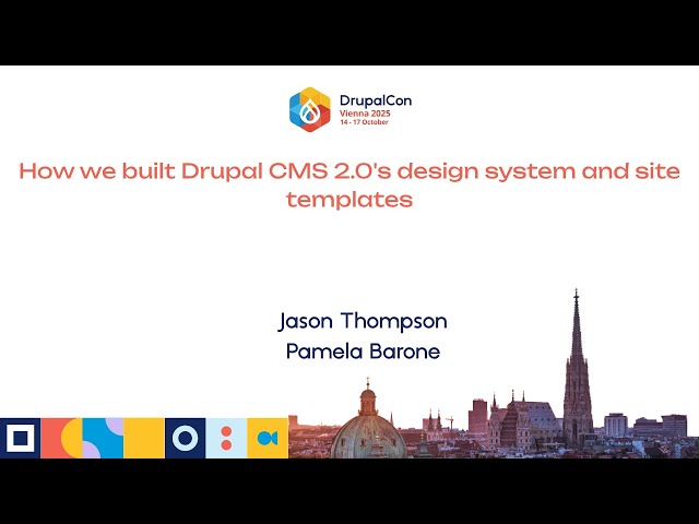 How we built Drupal CMS 2.0's design system and site templates
