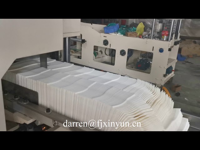 How to operate napkin tissue paper making machine