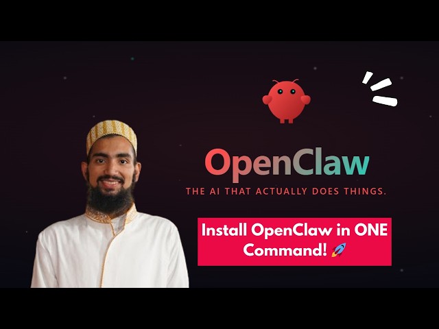Install OpenClaw in ONE Command! 🚀