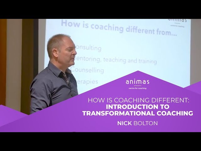 2.3 How Is Coaching Different - Introduction to Transformational Coaching