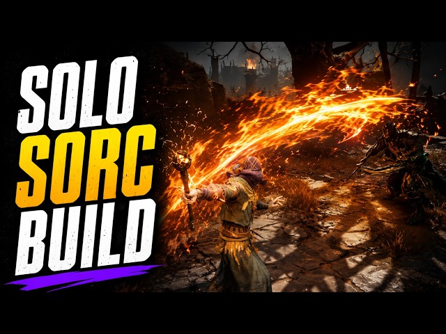 MAX Level Solo Elemental Sorcerer Build | Mistfall Hunter PvP Guide