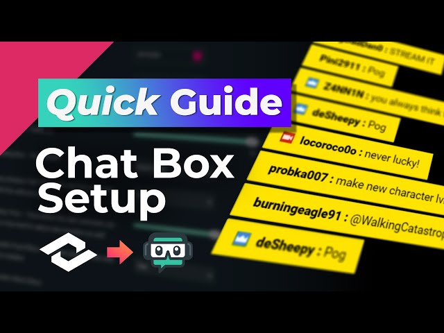 How to Add a Streamlabs Chat Widget